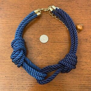 Nautical theme rope necklace